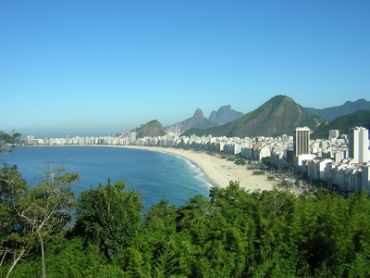 Copacabana, Stadtteil von Rio de Janeiros in Brasilien
