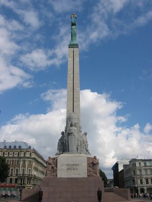 Freiheitsstatue in Riga, Lettland