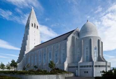 Kirche Hallgrímskirkja in Reykjavík auf Island