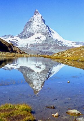 Das Matterhorn in der Schweiz