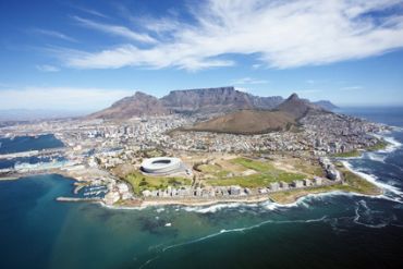 Blick auf Kapstadt, Südafrika