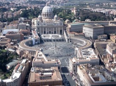 Luftaufnahme vom Vatikan